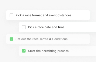 race director checklist